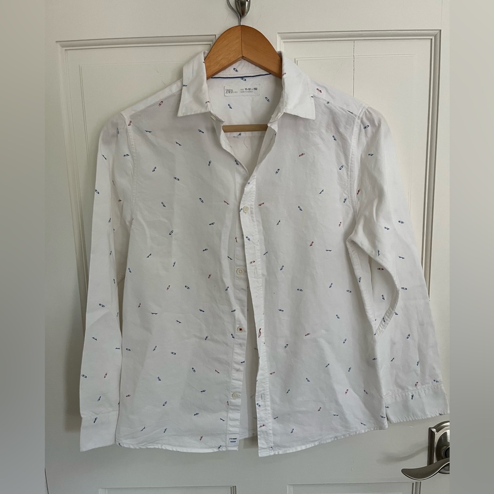 Zara | Boys Skateboard Button Up | 10/12